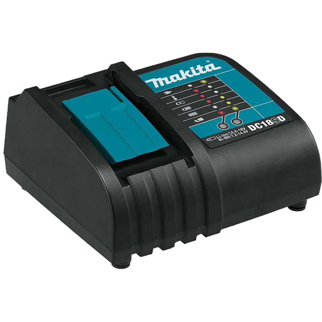 Makita DLX2537ST 18V LXT Brushless Combo Kit: DHP485 + DTD153, 2×5.0Ah Batteries, Charger & Makpac