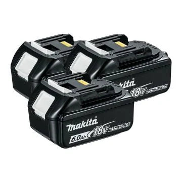 Makita 18V BL1850 LXT Batteries – 3 x 6.0Ah Lithium-Ion Pack for Power Tools